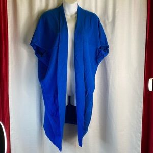 Worthington royal Blue knit Cardigan Large